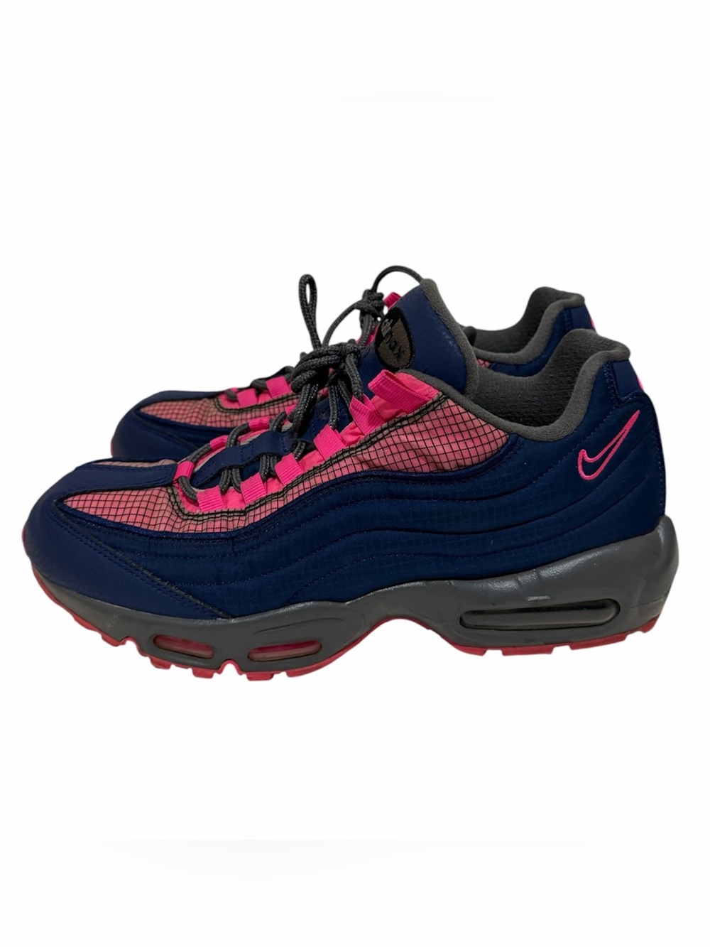 Nike Air Max 95 Nike ID Navy Pink Womens Size 10.5 Mens Size 9 DA7572-991 Rare